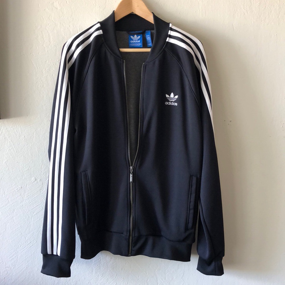 nwot Adidas original track jacket sz lrg